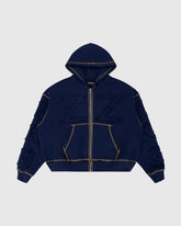 Oversized Boxy Zip-Up Hoodie
