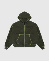 Oversized Boxy Zip-Up Hoodie