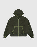 Oversized Boxy Zip-Up Hoodie
