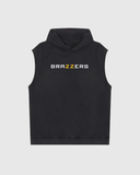 Snow Washed Sleeveless Hoodie