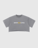 Women's Snow Washed Raw Edge Crop Tee