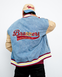 Denim Letterman Jacket