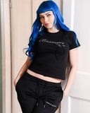 Rhinestone & Bow Tee