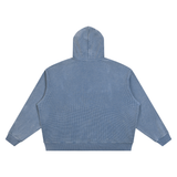 Unisex Vintage Wash Waffle Boxy Hoodie