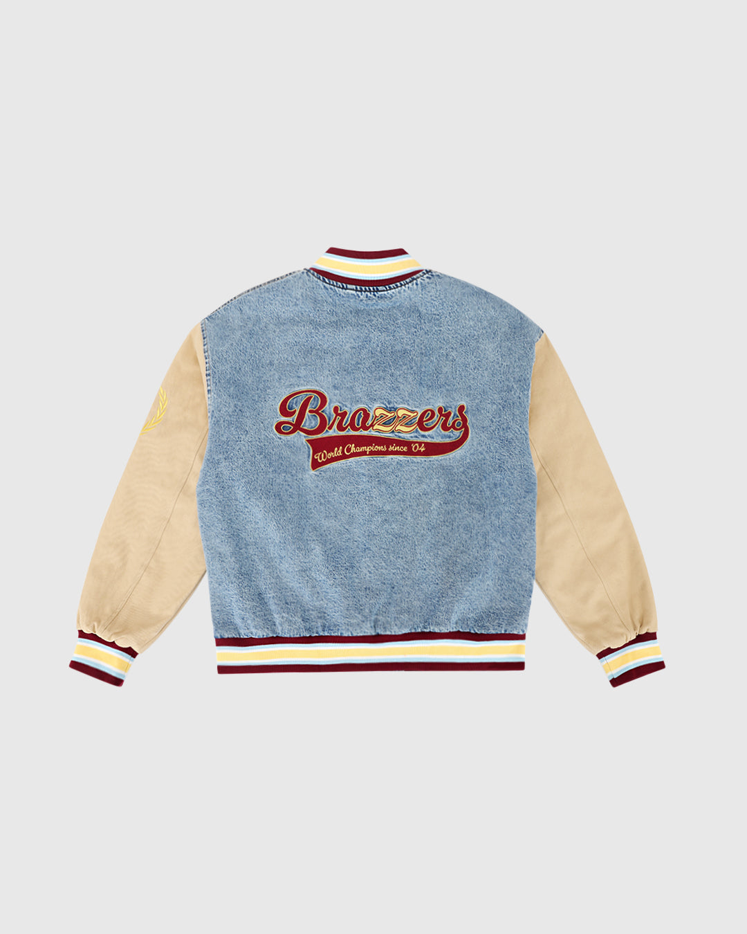 Denim Letterman Jacket
