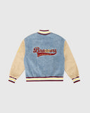 Denim Letterman Jacket