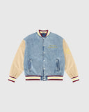 Denim Letterman Jacket