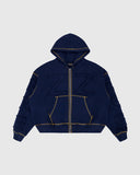 Oversized Boxy Zip-Up Hoodie