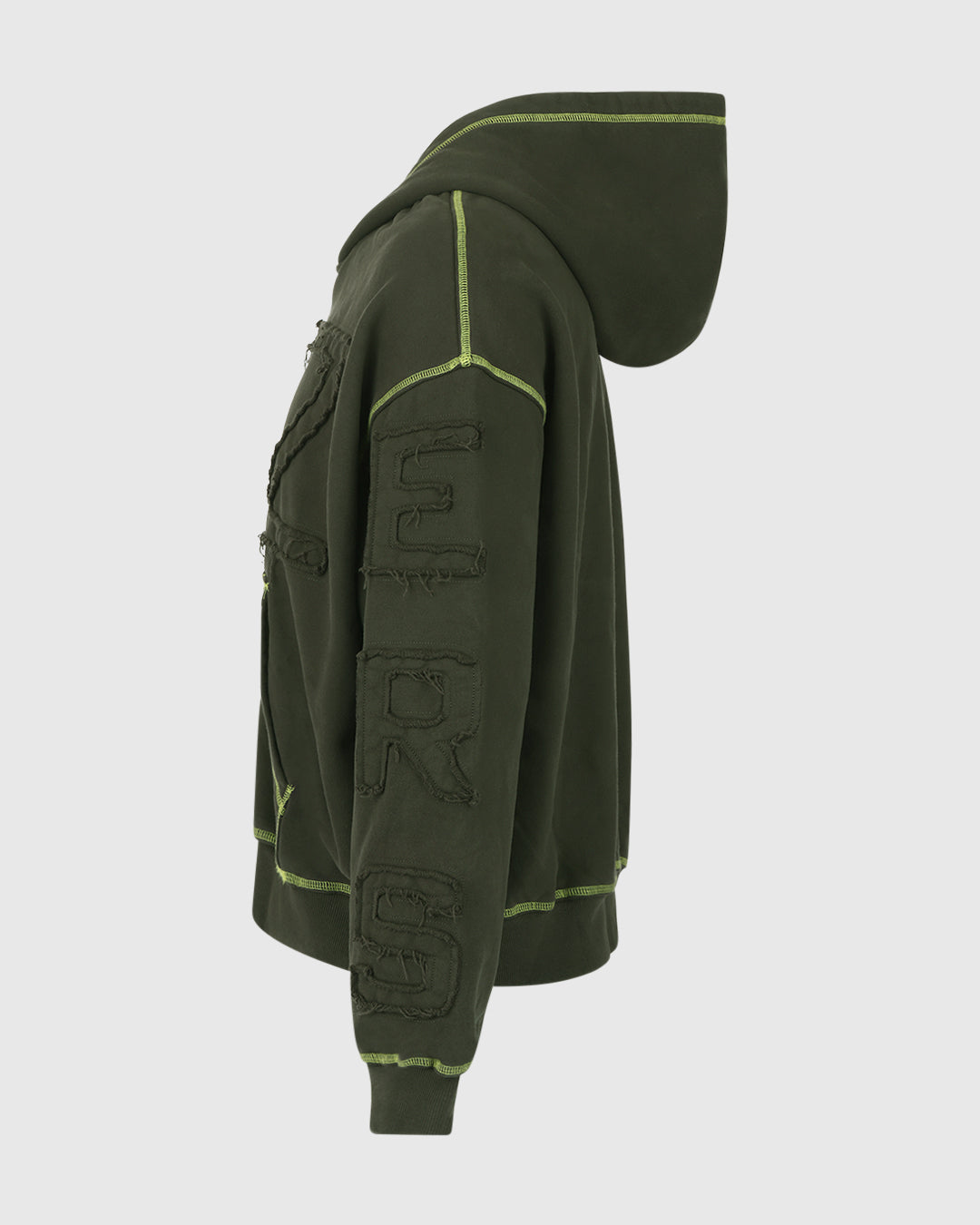 Oversized Boxy Zip-Up Hoodie