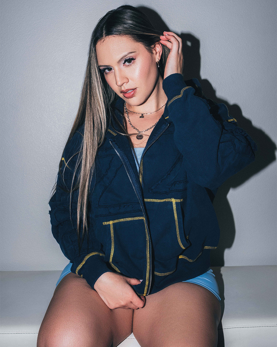 Boxy Zip-Up Hoodie