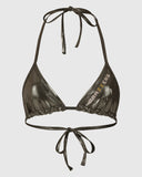 Metallic Bikini Top