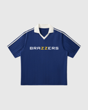 Collared Striped Soccer Jersey
