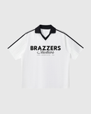 Collared Striped Brazzers Studios Soccer Jersey