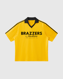 Collared Striped Brazzers Studios Soccer Jersey