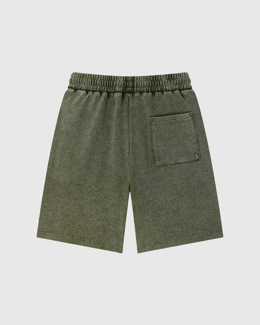 Mineral Wash Waffle Knit Shorts