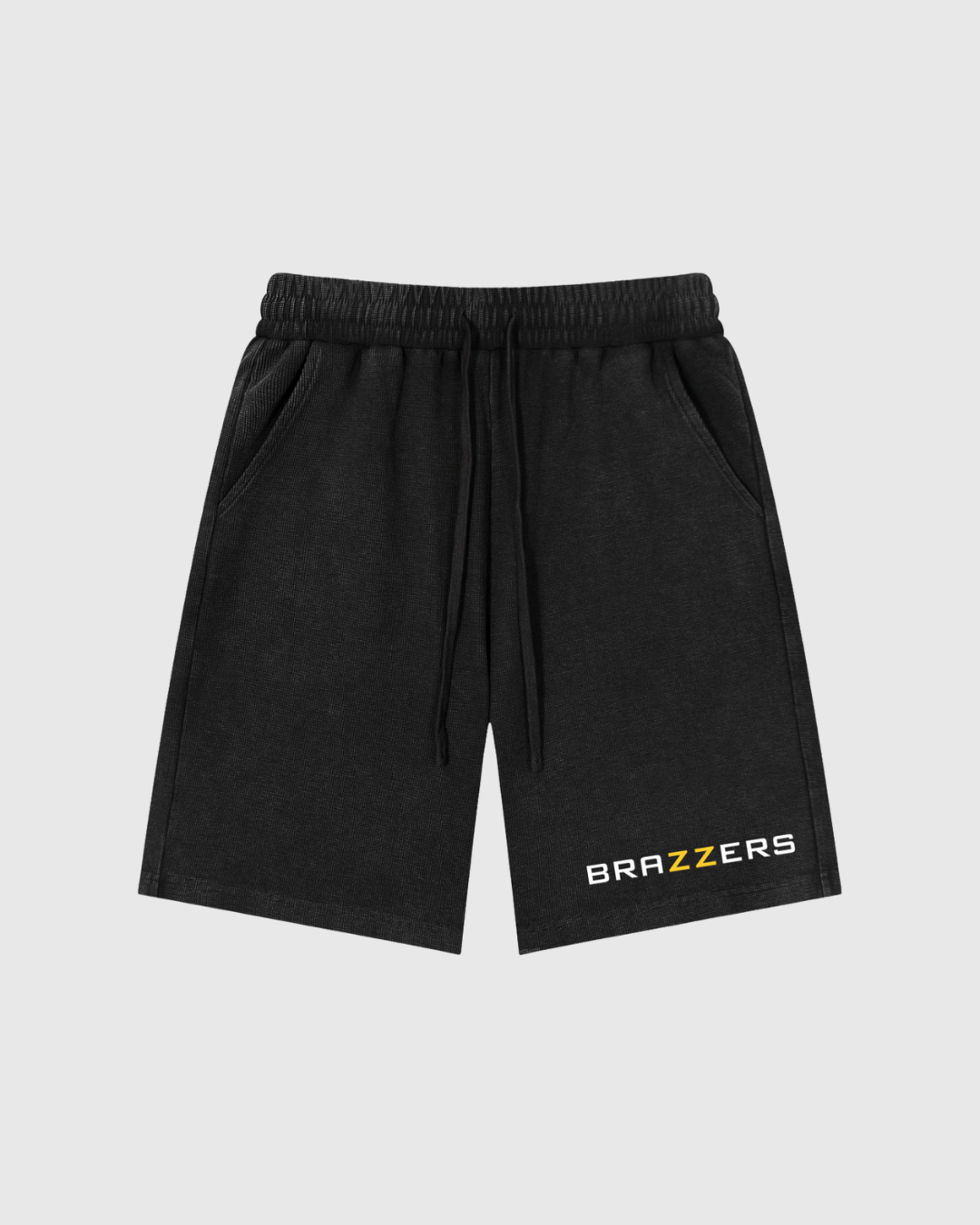 Mineral Wash Waffle Knit Shorts