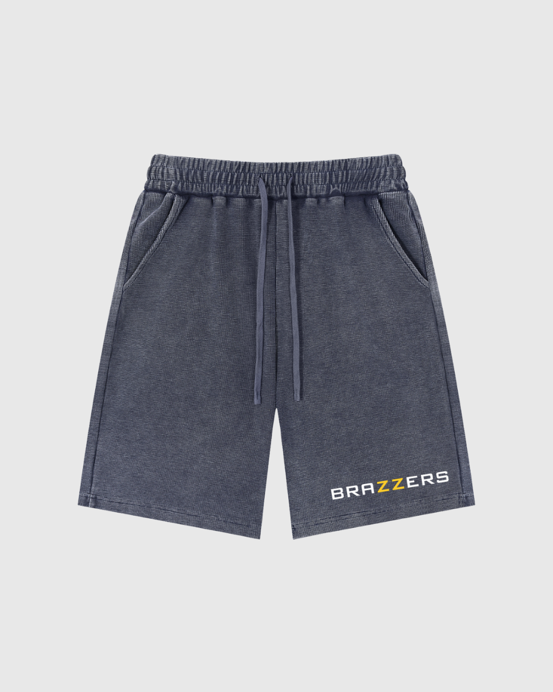 Mineral Wash Waffle Knit Shorts
