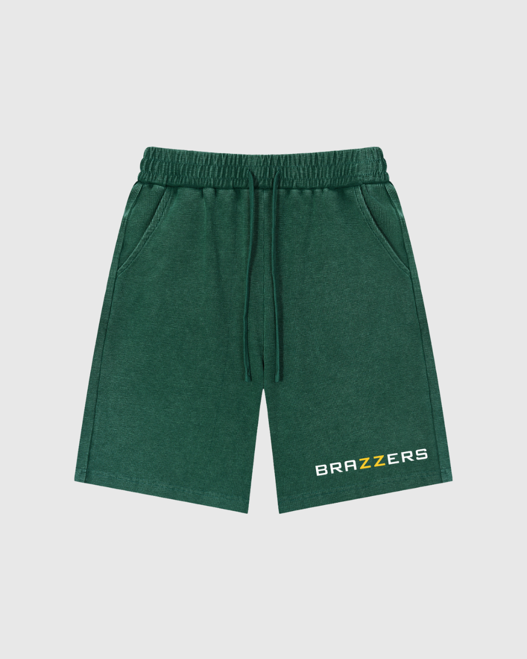 Mineral Wash Waffle Knit Shorts