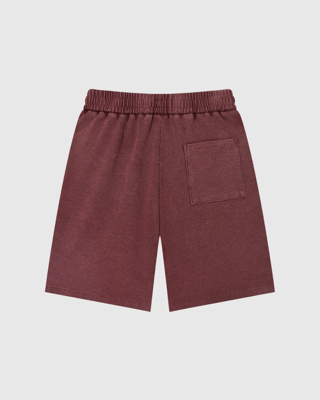 Mineral Wash Waffle Knit Shorts