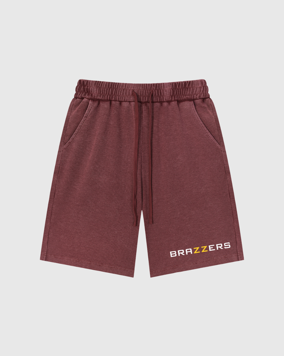 Mineral Wash Waffle Knit Shorts