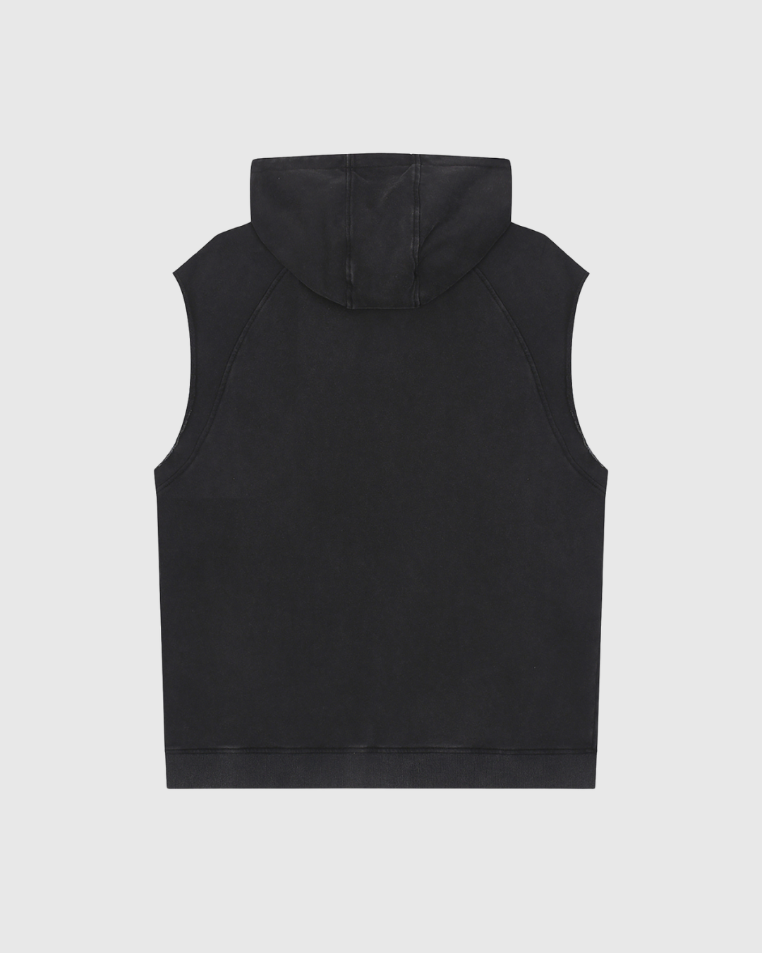 Snow Washed Sleeveless Hoodie