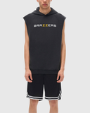 Snow Washed Sleeveless Hoodie