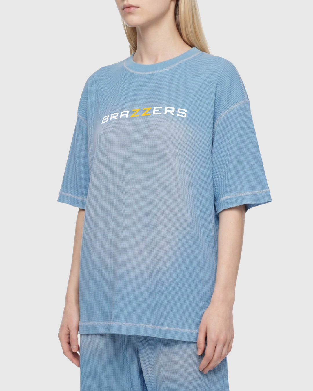 Sunfade Waffle Boxy T-Shirt