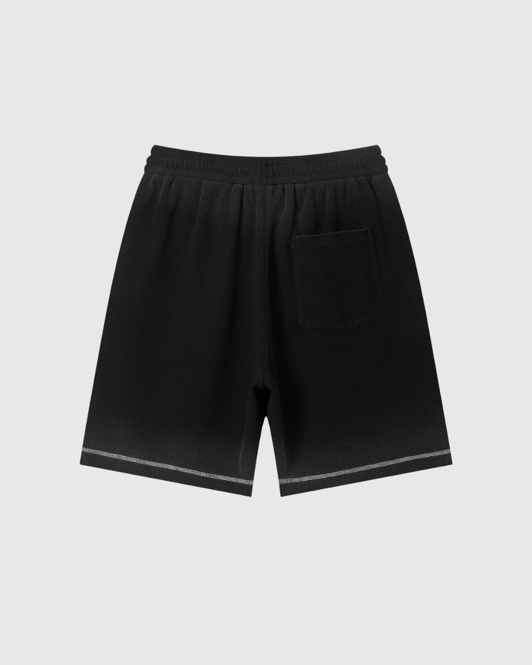 Sunfade Waffle Raw Hem Shorts