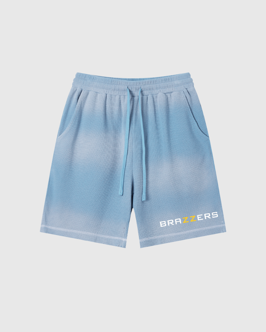Sunfade Waffle Raw Hem Shorts