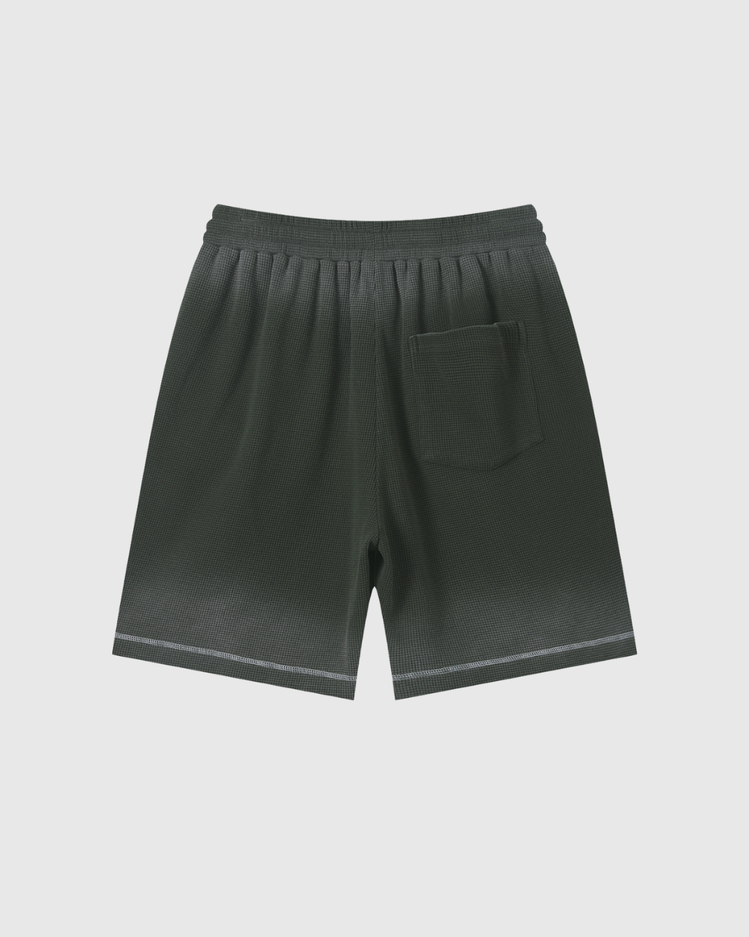Sunfade Waffle Raw Hem Shorts