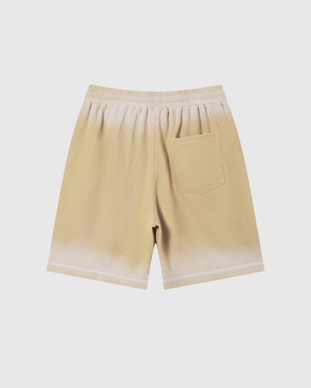 Sunfade Waffle Raw Hem Shorts
