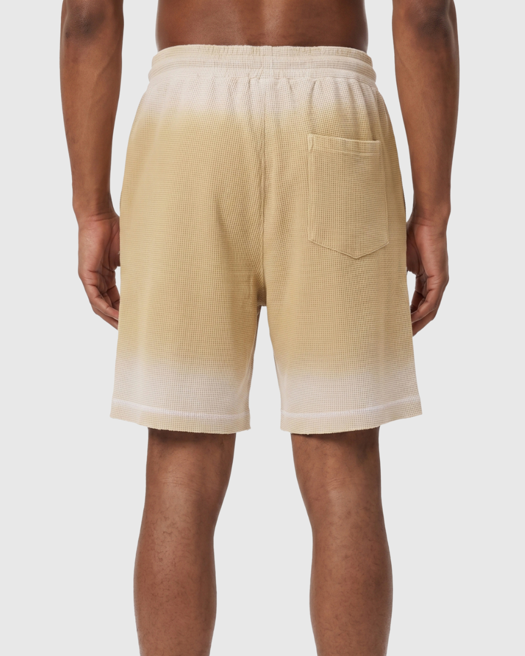 Sunfade Waffle Raw Hem Shorts