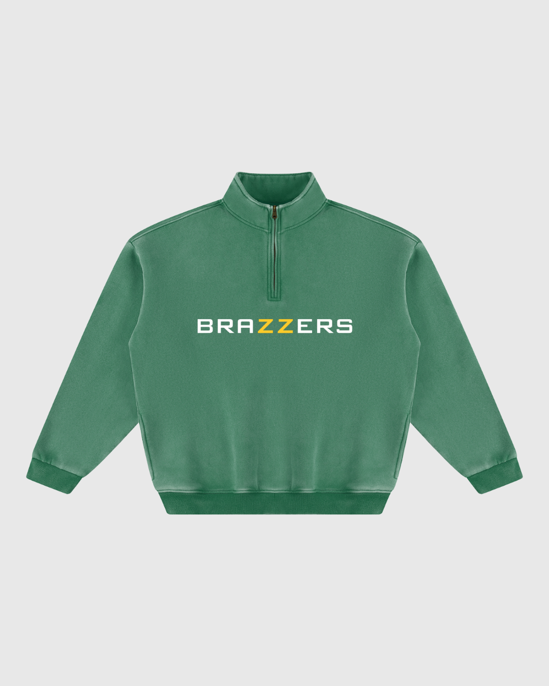 Unisex Vintage Wash Quarter Zip Sweatshirt