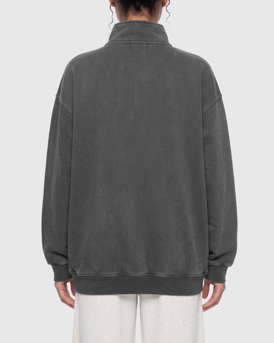 Unisex Vintage Wash Quarter Zip Sweatshirt