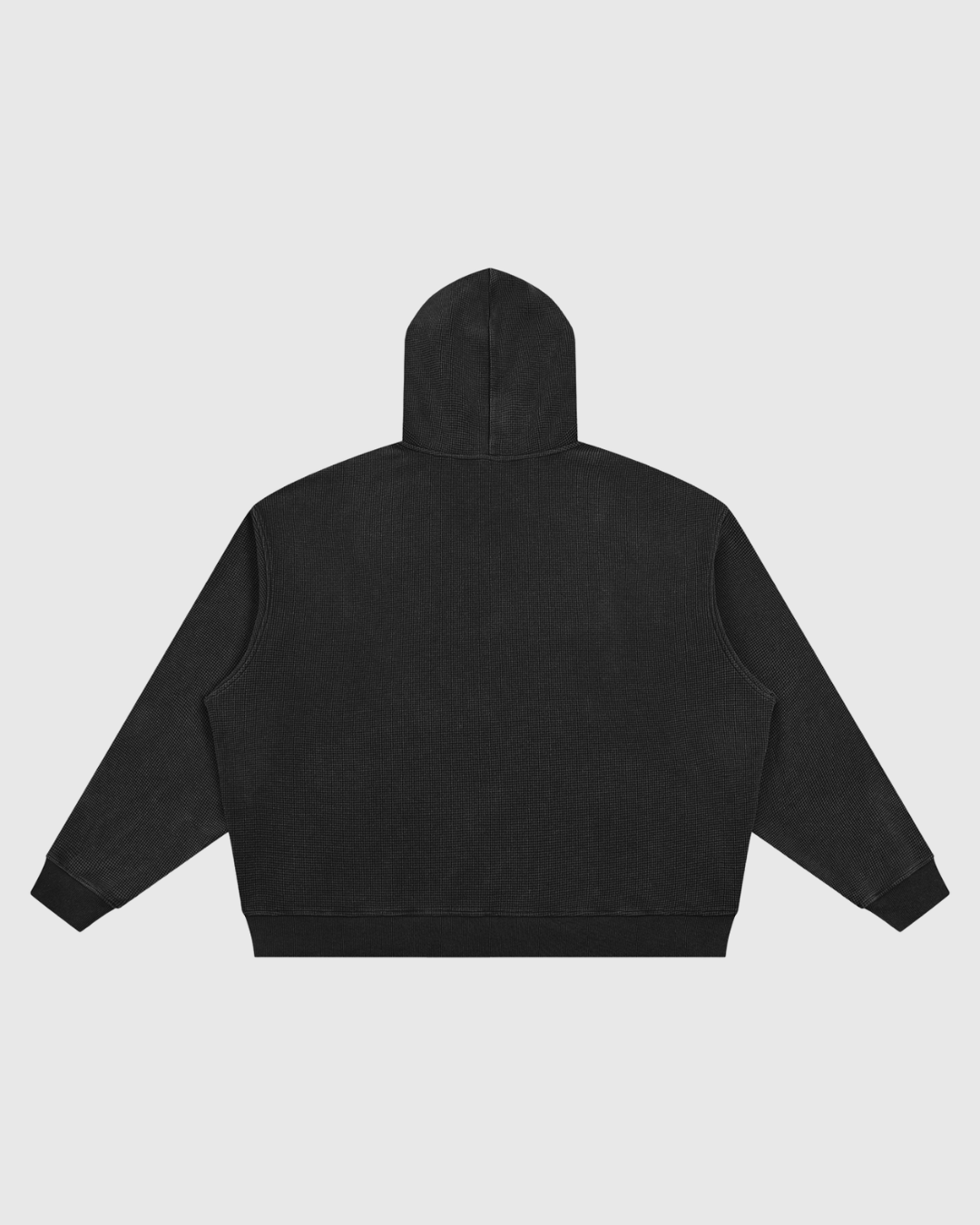 Unisex Vintage Wash Waffle Boxy Hoodie
