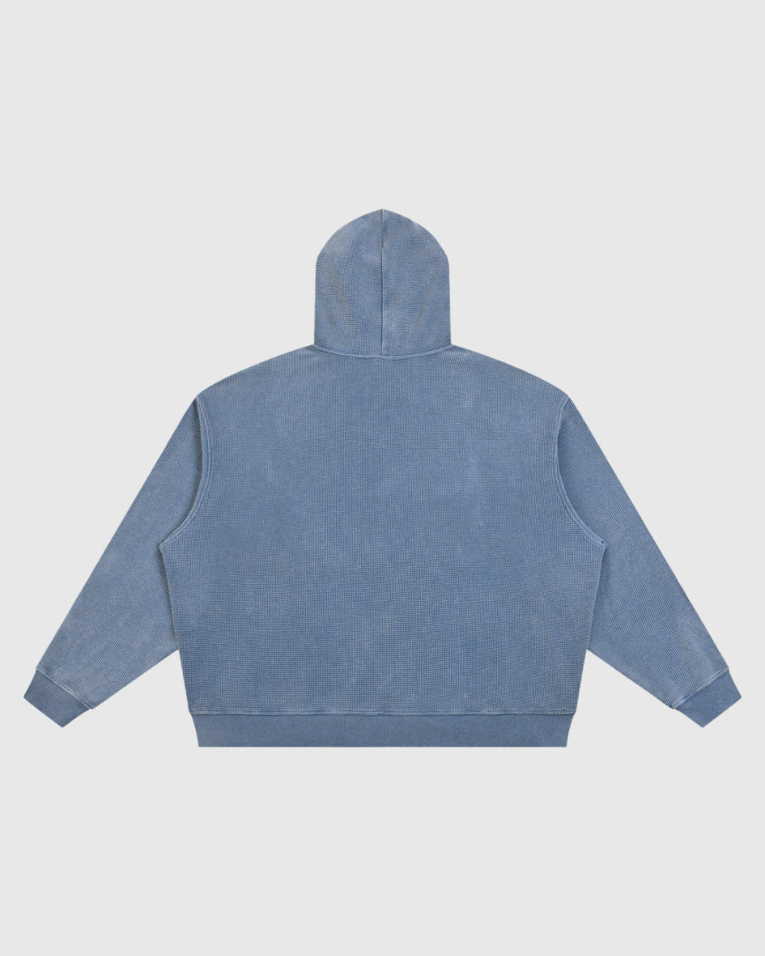 Unisex Vintage Wash Waffle Boxy Hoodie