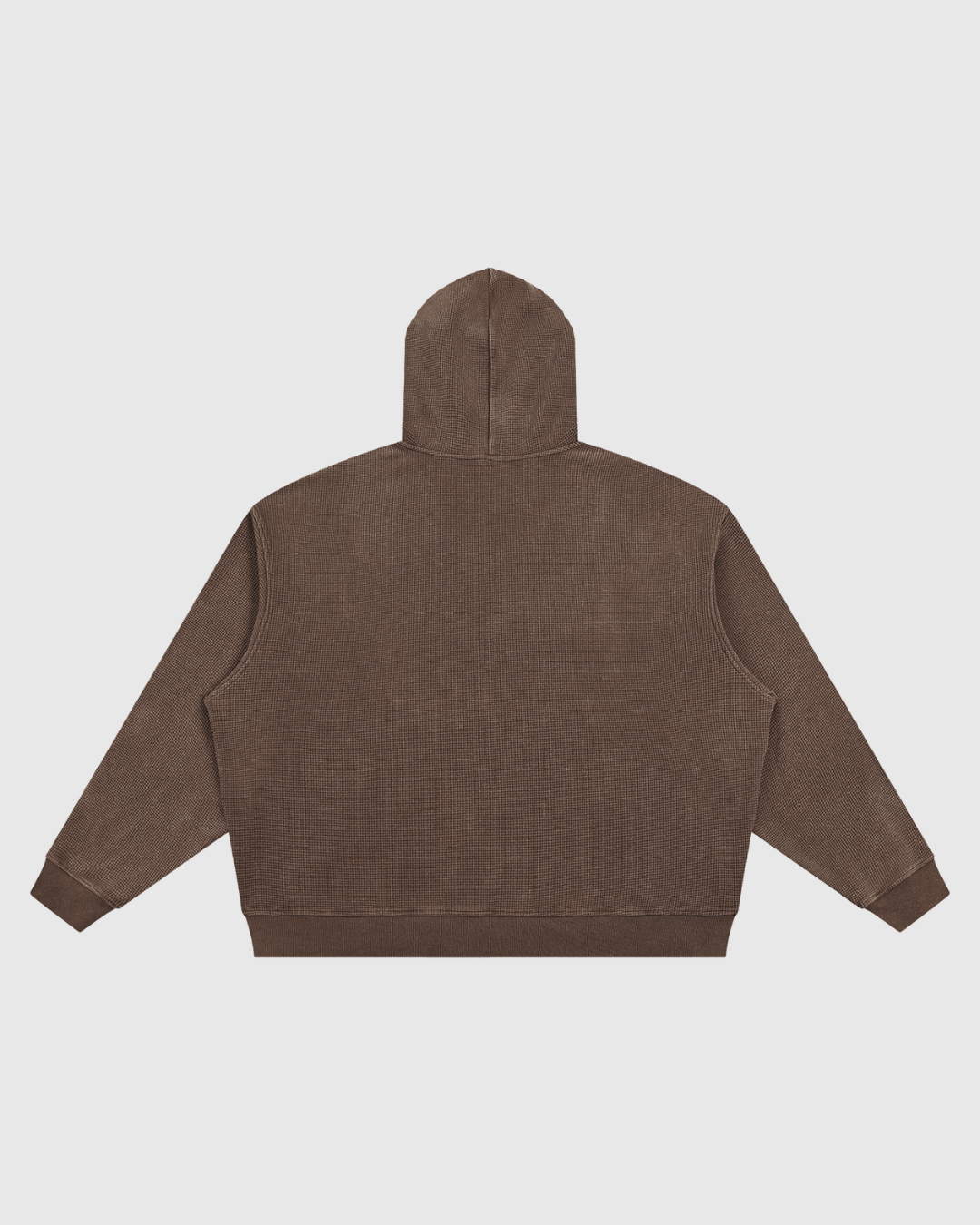 Unisex Vintage Wash Waffle Boxy Hoodie