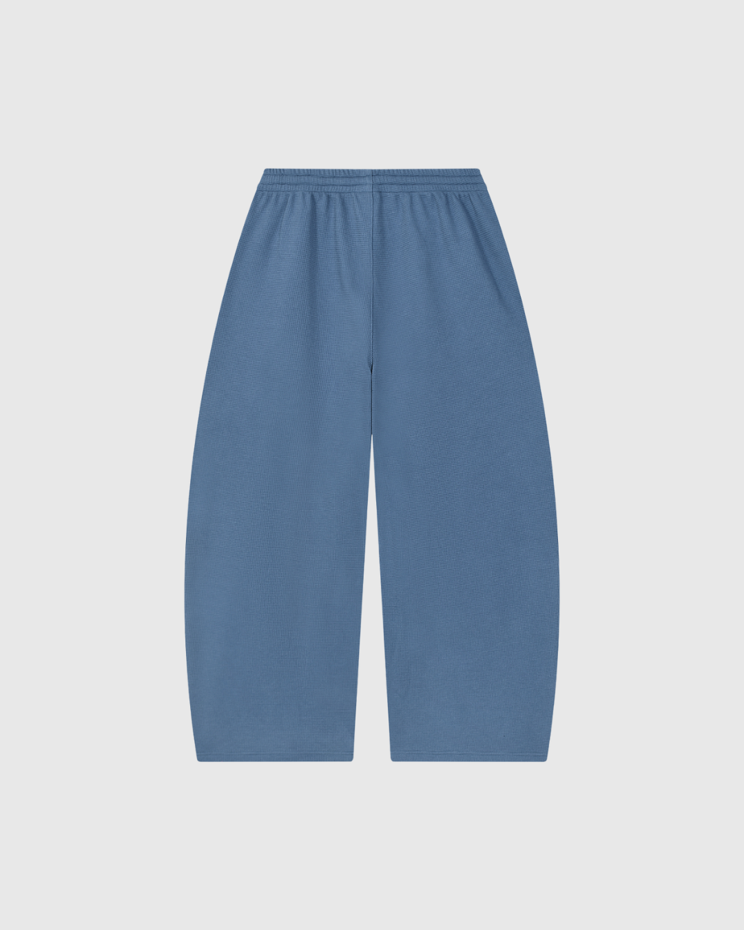 Unisex Waffle Barrel Leg Pants