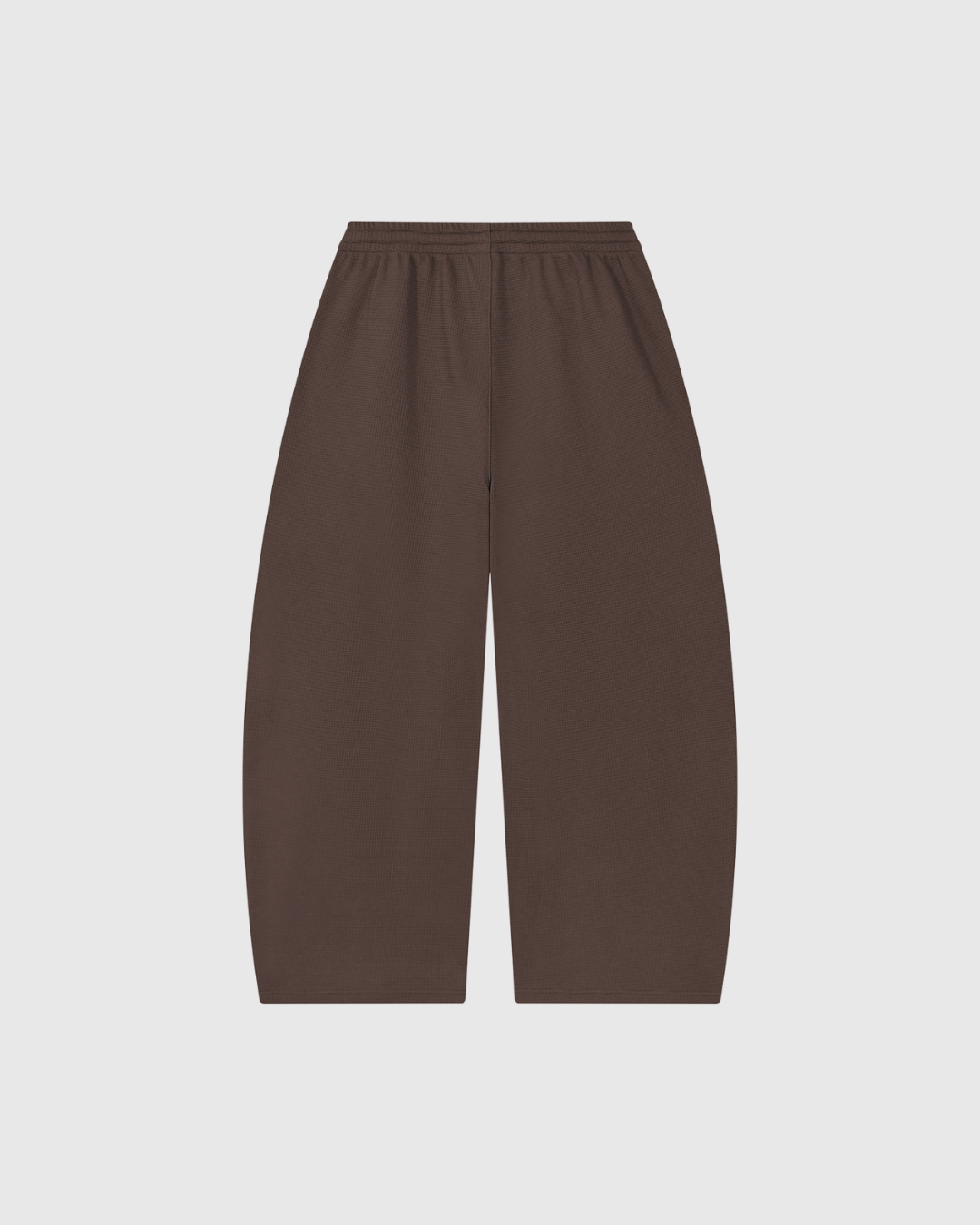 Unisex Waffle Barrel Leg Pants