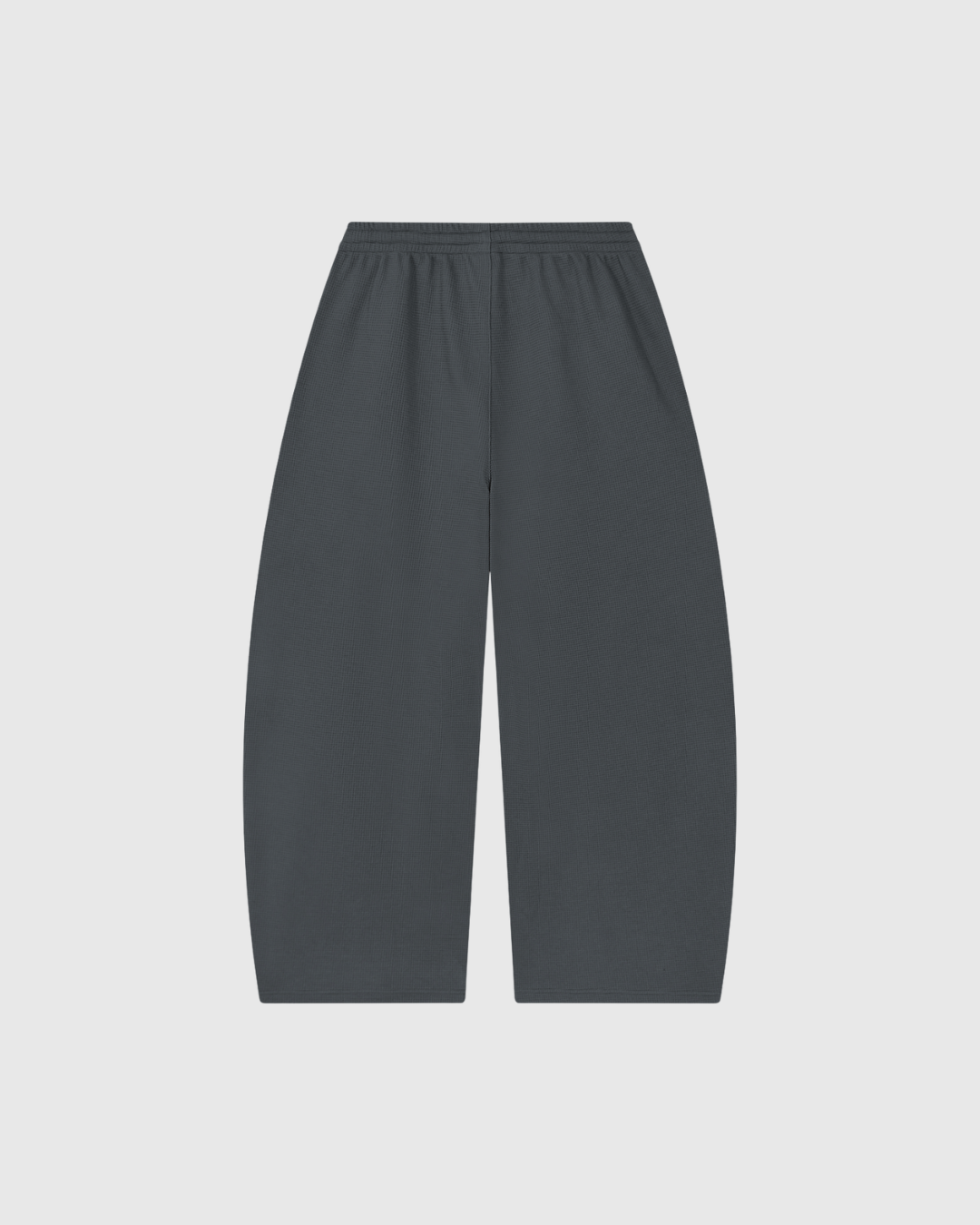 Unisex Waffle Barrel Leg Pants