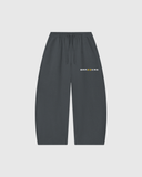 Unisex Waffle Barrel Leg Pants