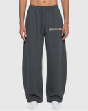 Unisex Waffle Barrel Leg Pants