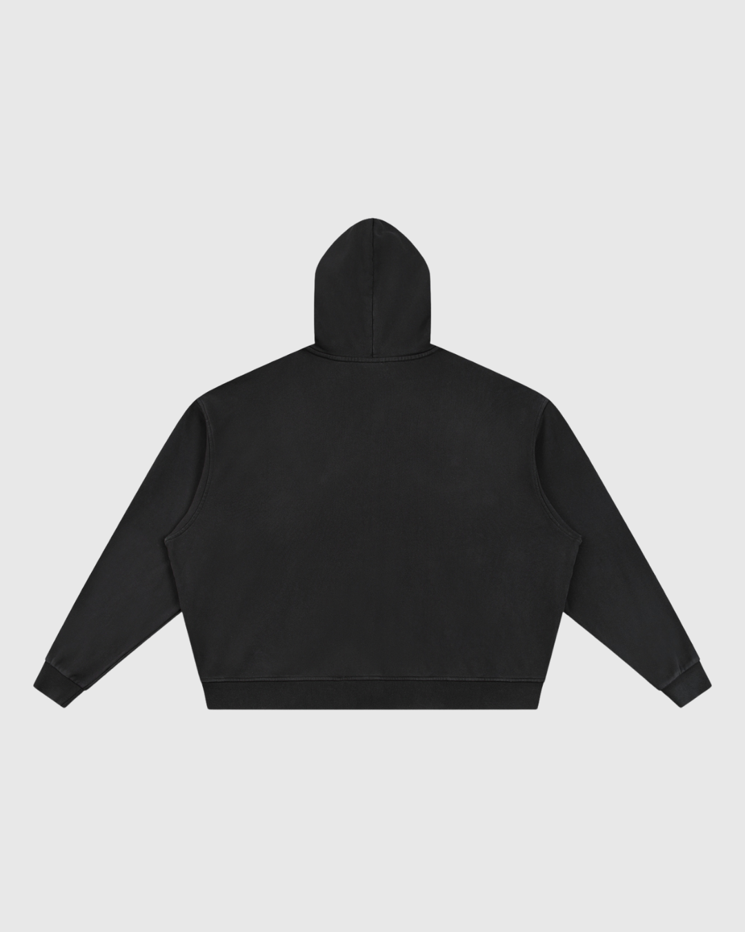 Unisex Vintage Wash Full Zip Boxy Hoodie