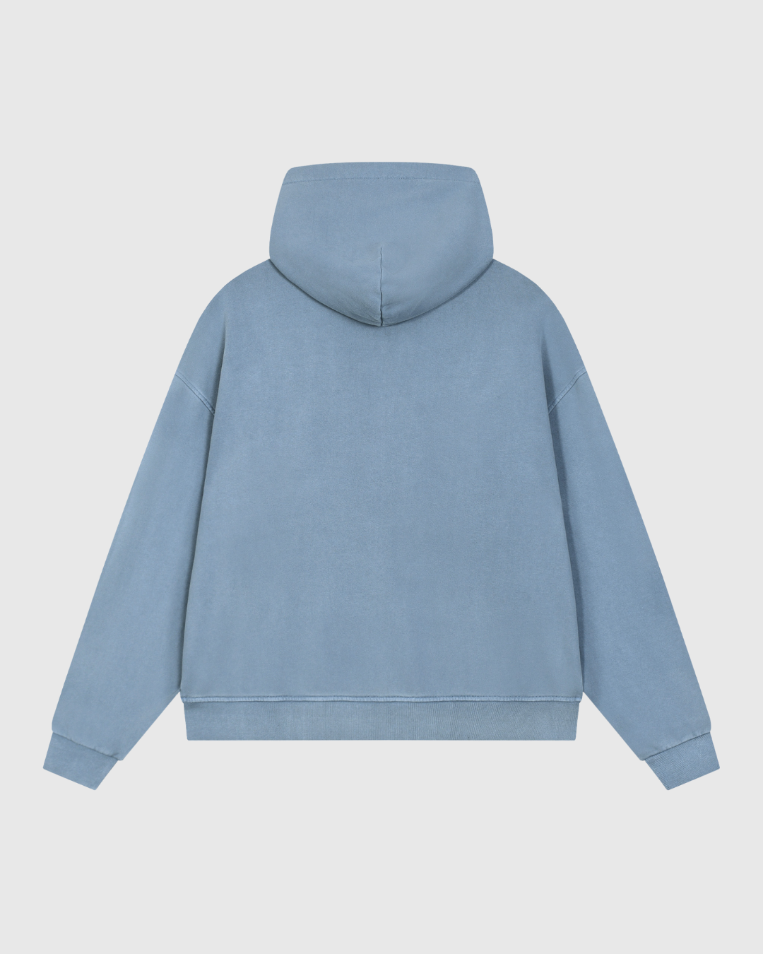 Unisex Vintage Wash Full Zip Boxy Hoodie