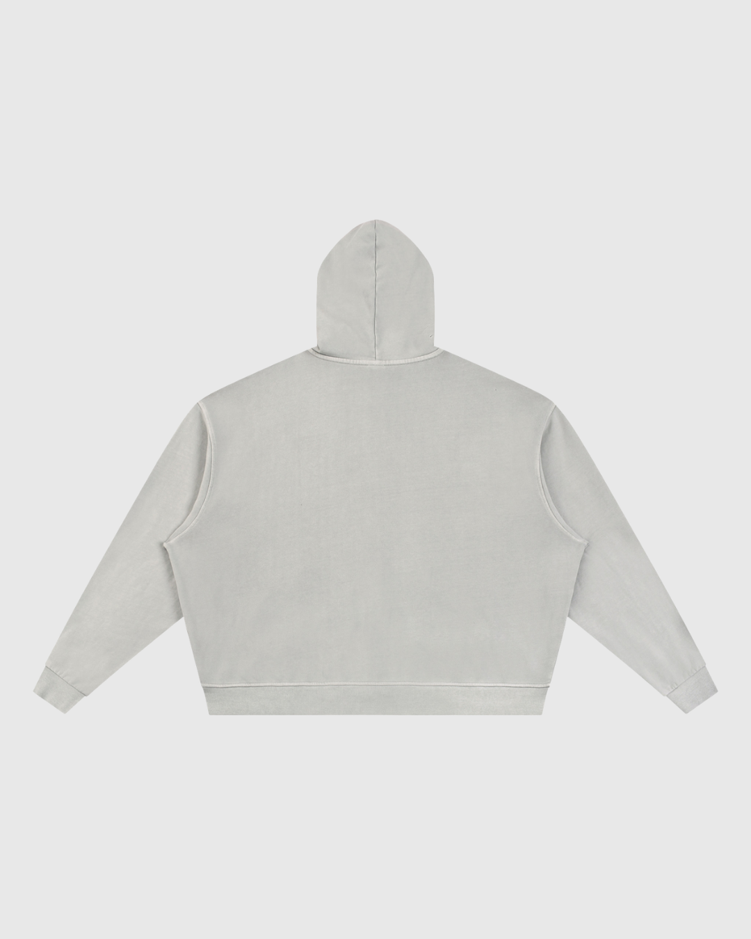 Unisex Vintage Wash Full Zip Boxy Hoodie