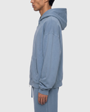 Unisex Vintage Wash Full Zip Boxy Hoodie