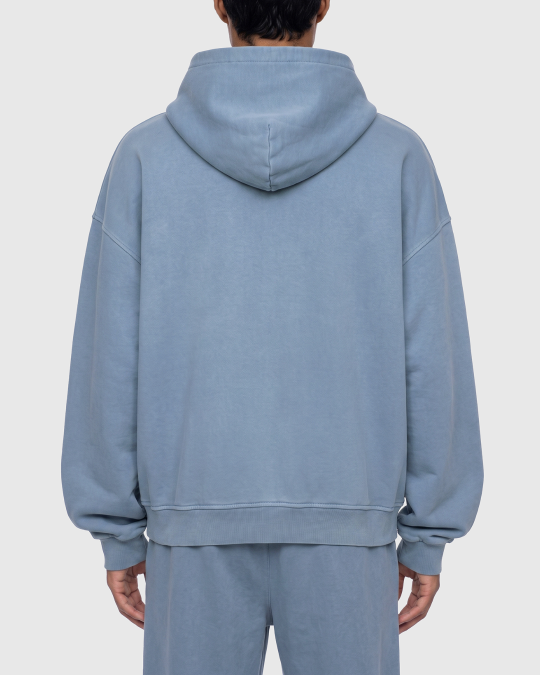 Unisex Vintage Wash Full Zip Boxy Hoodie