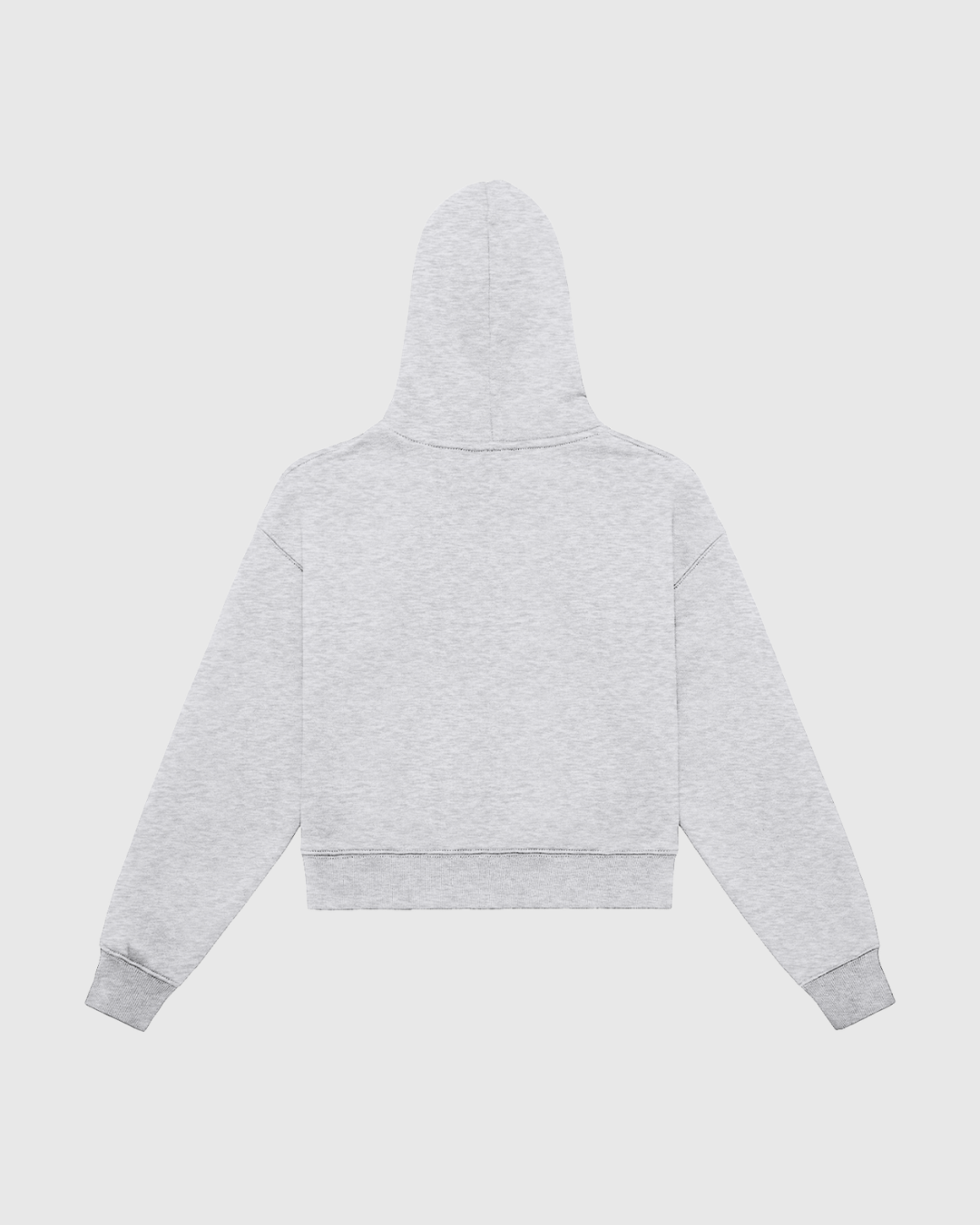 Women's Fleeced Zip-Up Cropped Hoodie