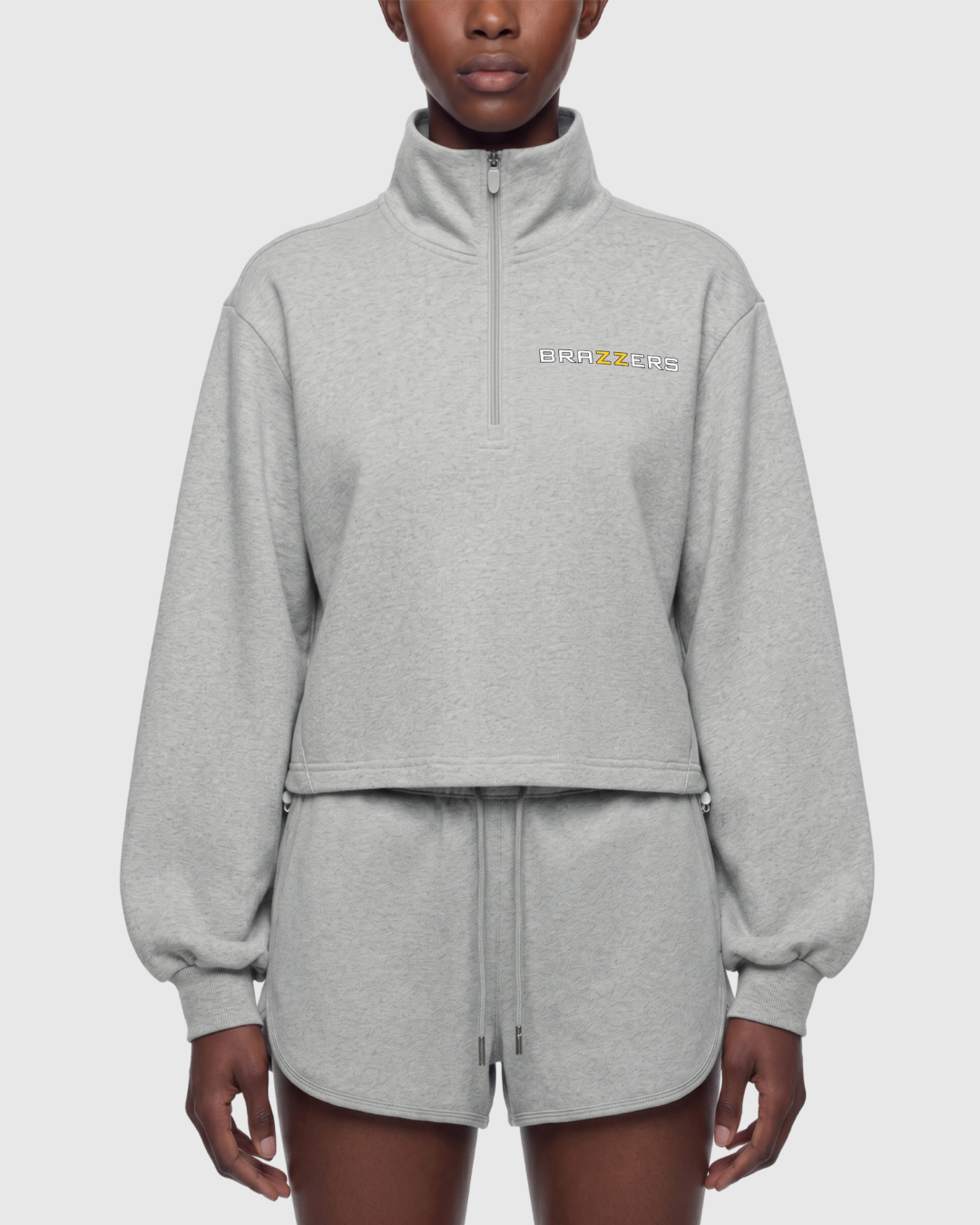 Women’s Mock-Neck Quarter-Zip Sweatshirt