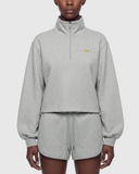 Women’s Mock-Neck Quarter-Zip Sweatshirt